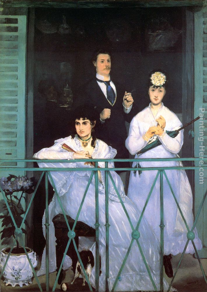 The Balcony painting - Eduard Manet The Balcony art painting